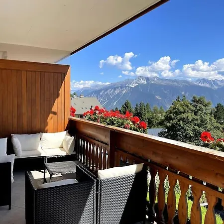Magnifique Appartement Avec Terrasse, Vue Et Piscine Crans-Montana