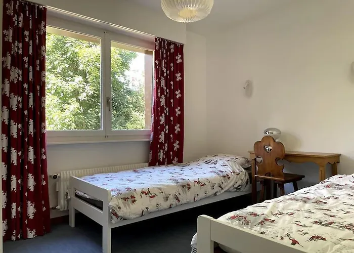 Magnifique Avec Piscine, Balcon Et Vue Lejlighed Crans-Montana